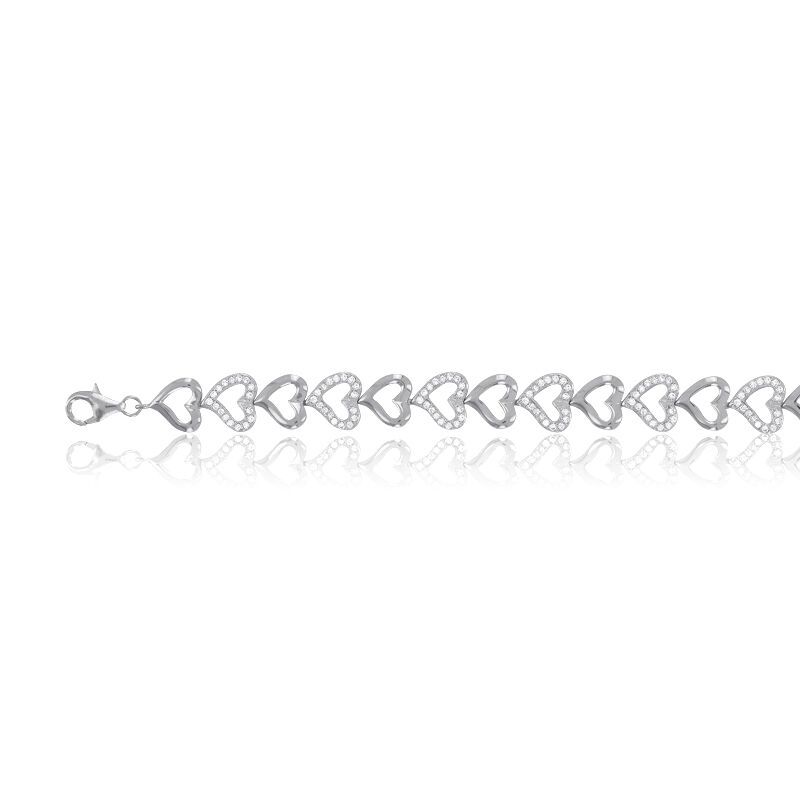 Bracelet CLEOR pour femme en Argent 925/1000 serti de zircon  - 0.014 g  - A3070019