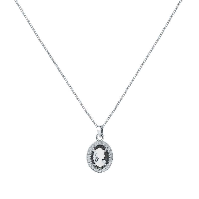 Collier CLEOR pour femme en Argent 925/1000 serti de zircon - 0.002 g - taille : 423CM - Z0042771