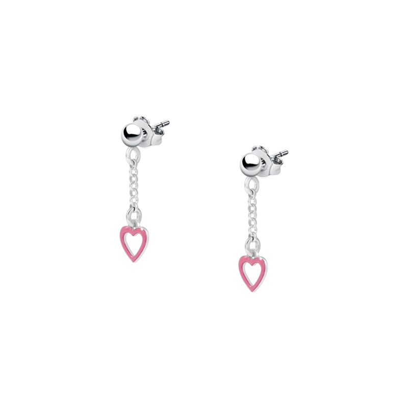 Boucles d'oreilles CLEOR pour enfant en Argent 925/1000 serti de émail - 0.001 g - taille : #null# - A2040002