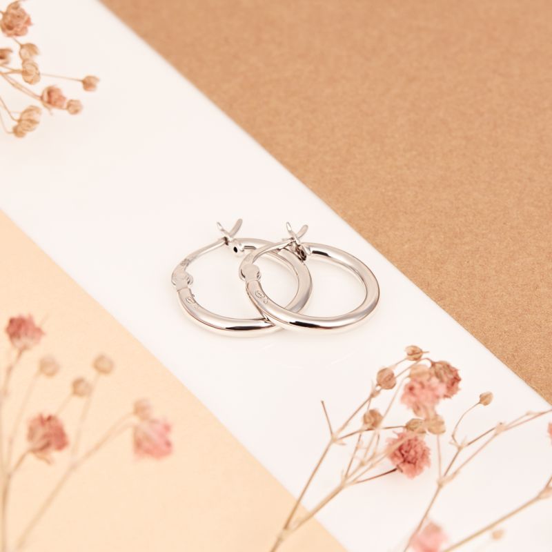 CLEOR Cr&eacute;oles  en Argent 925/1000 Blanc