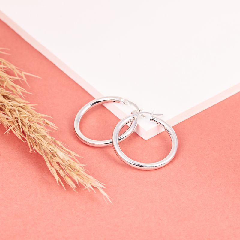 Boucles d'oreilles CLEOR pour femme en Argent 925/1000 - 0.004 g  - taille : 3CM - A2040060