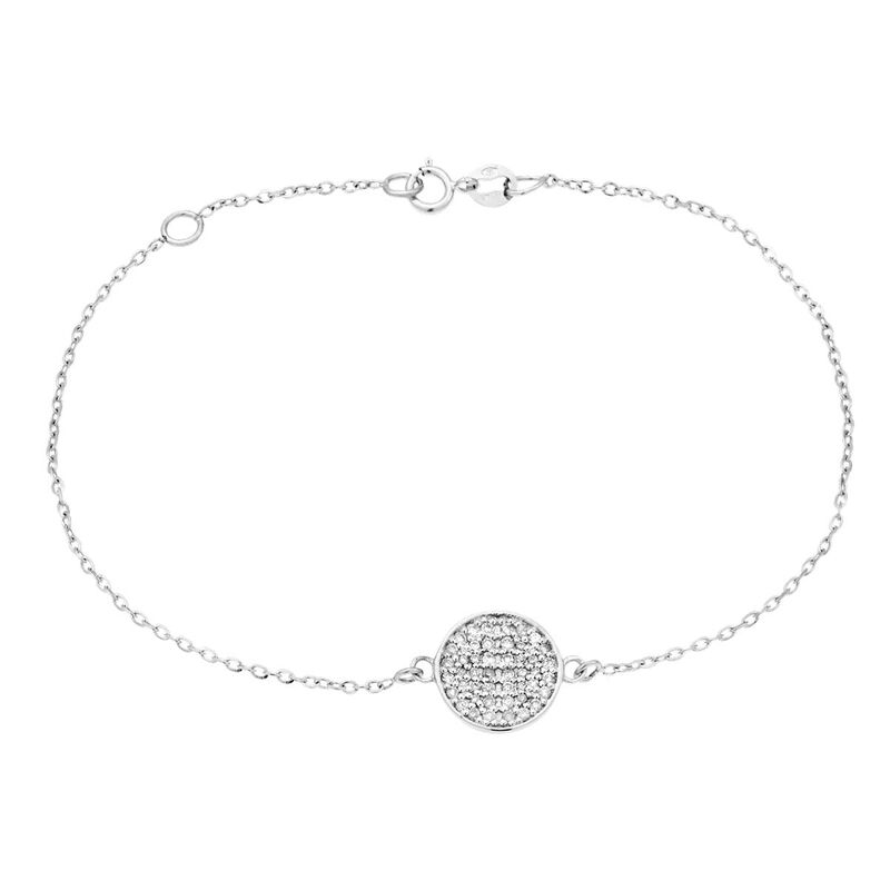 Bracelet CLEOR pour femme en Or 750/1000 serti de diamant  - 0.002 g  - Z0146468