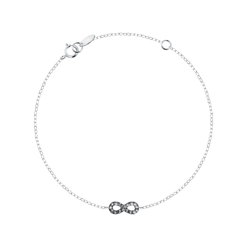 Bracelet CLEOR pour femme en Argent 925/1000 serti de cristal - 0.001 g - taille : 163CM - Z0153700