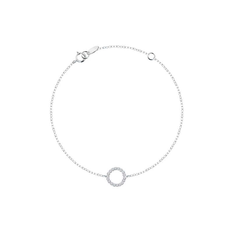 CLEOR Bracelet  en Argent 925/1000 et Cristal
