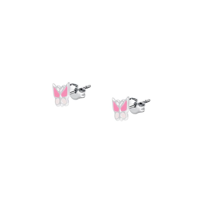 Boucles d'oreilles CLEOR pour enfant en Argent 925/1000 serti de laque - 0.002 g - taille : #null# - Z0158233