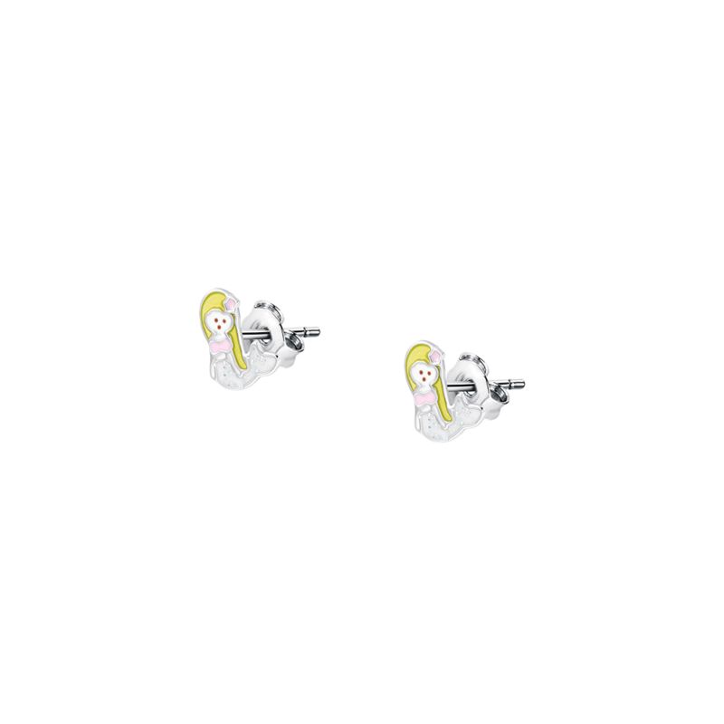 Boucles d'oreilles CLEOR pour enfant en Argent 925/1000 serti de laque - 0.002 g - taille : #null# - Z0158236