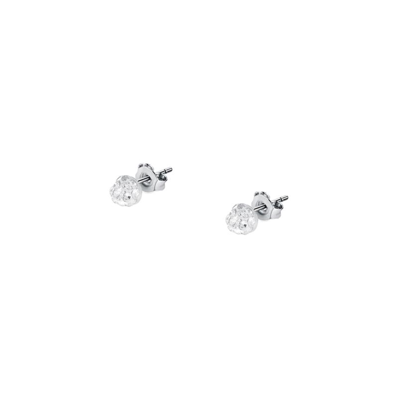 Boucles d'oreilles CLEOR pour enfant en Argent 925/1000 serti de cristal - taille : #null# - Z0158256