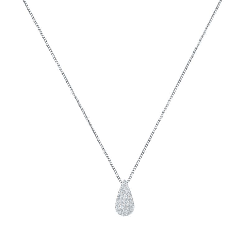 Collier CLEOR pour femme en Argent 925/1000 serti de cristal - 0.002 g - taille : 384CM - Z0158471