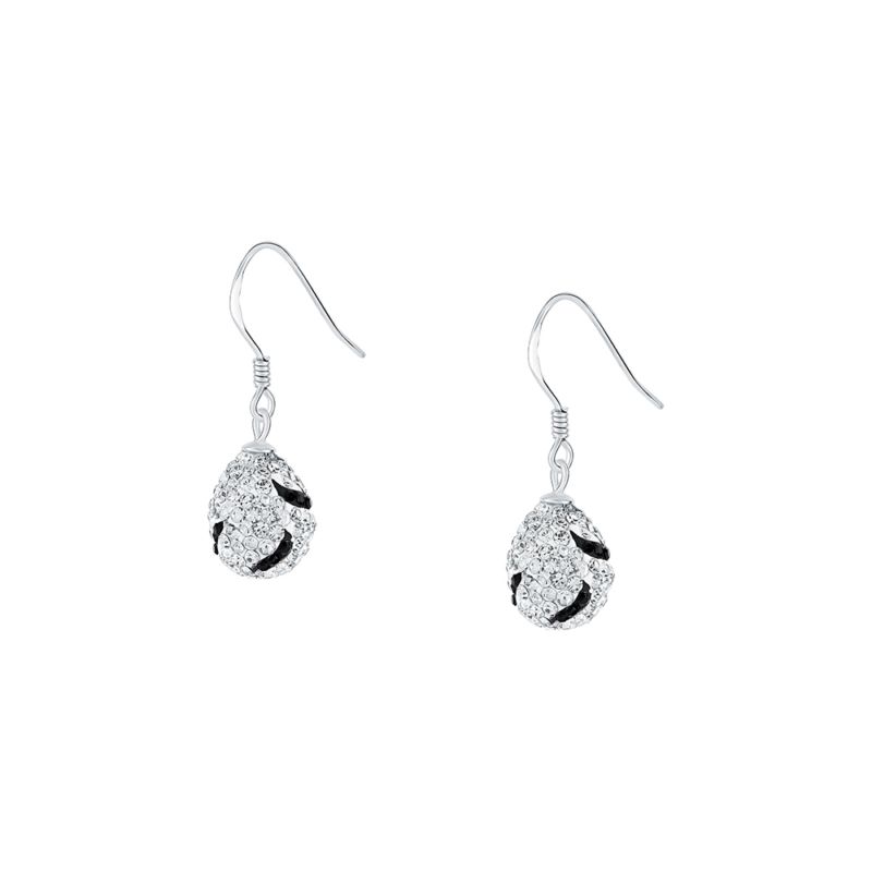Boucles d'oreilles CLEOR pour femme en Argent 925/1000 serti de cristal - 0.002 g - taille : #null# - Z0004931