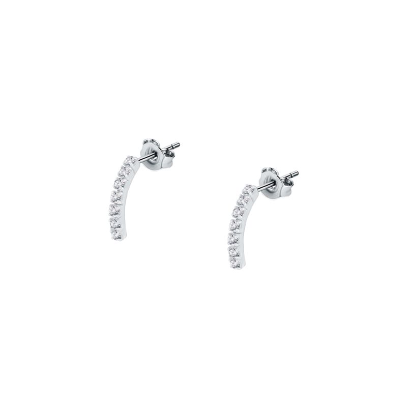 CLEOR Boucles d'oreilles  en C&eacute;ramique et Cristal