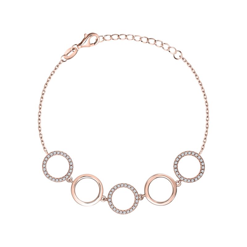 Bracelet CLEOR pour femme en Argent 925/1000 serti de zircon - 0.004 g - taille : 173CM - Z0146172