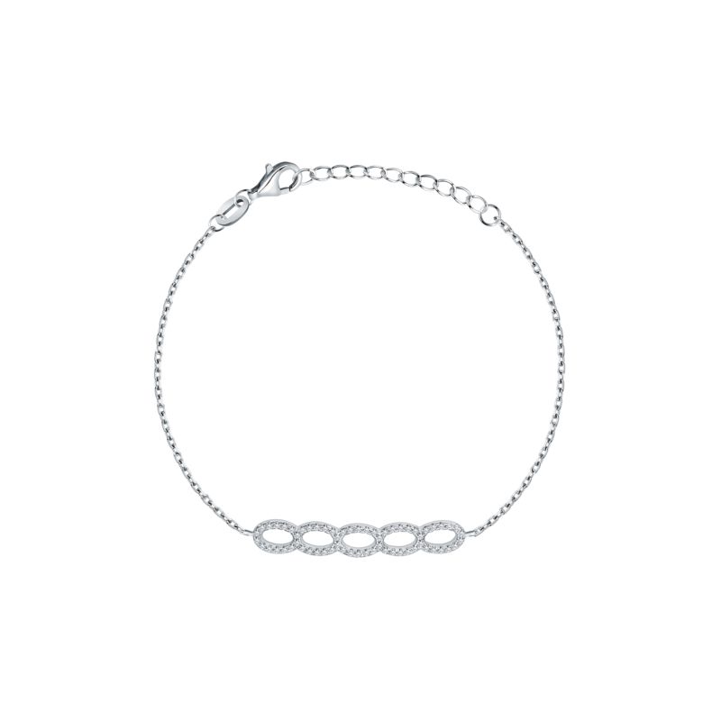 CLEOR Bracelet ARBELO en Argent 925/1000 et Oxyde