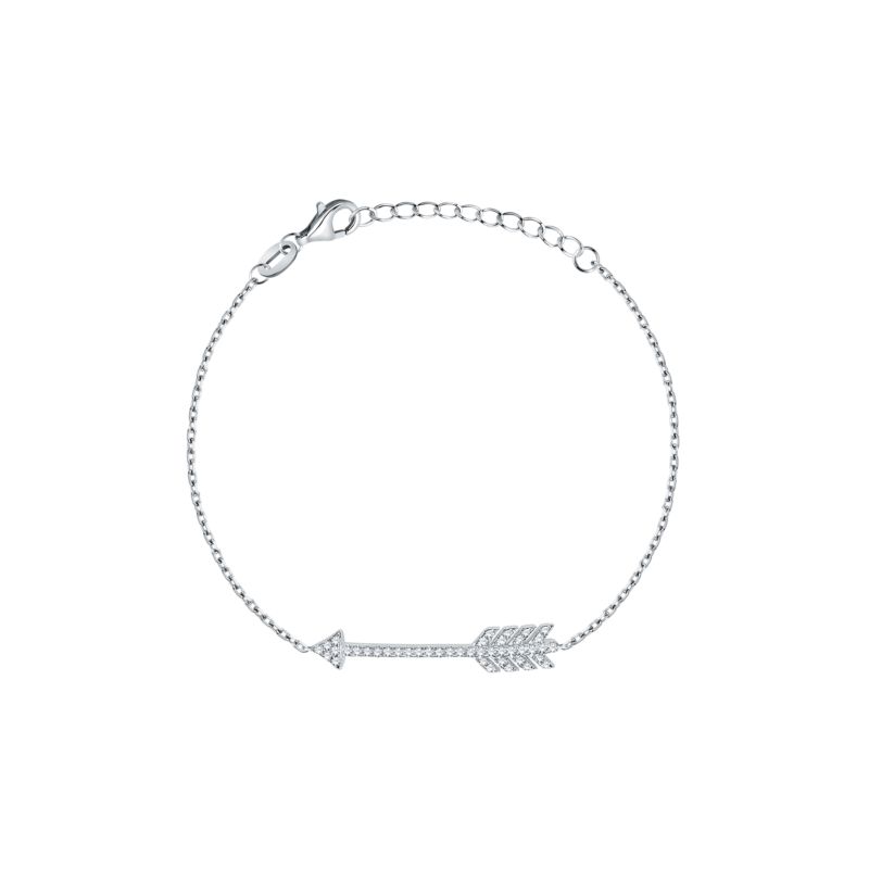 Bracelet CLEOR pour femme en Argent 925/1000 serti de zircon - 0.002 g - taille : 173CM - Z0146273