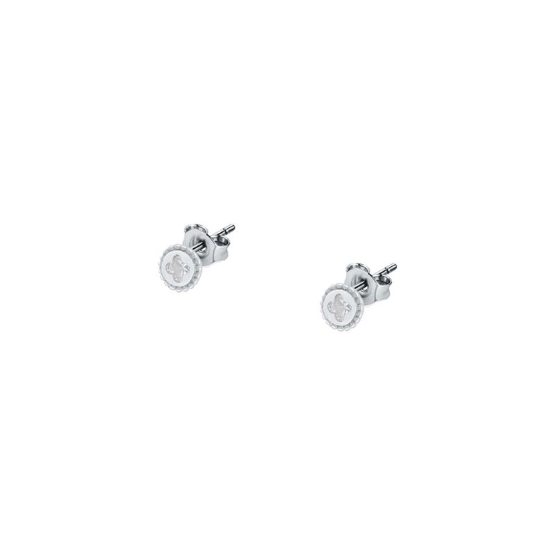 CLEOR Boucles d'oreilles  en Argent 925/1000 et Oxyde