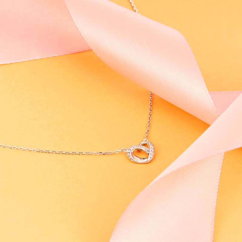 Collier CLEOR pour femme en Argent 925/1000 serti de zircon - 0.002 g - taille : 423CM - Z0147842