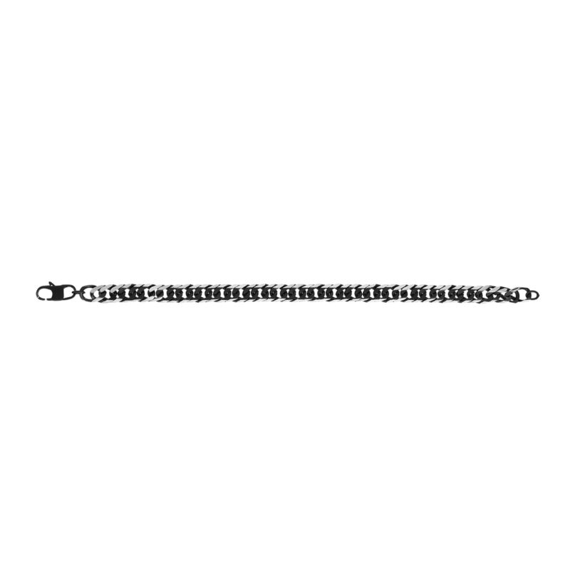 CLEOR Bracelet IROKOI en Acier Noir
