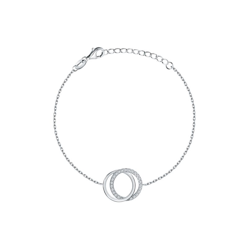 Bracelet CLEOR pour femme en Argent 925/1000 serti de zircon - 0.002 g - taille : 163CM - Z0146225