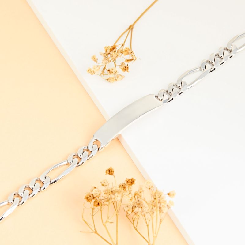 Bracelet CLEOR pour homme en Argent 925/1000 - 0.029 g - taille : 21CM - A3040166