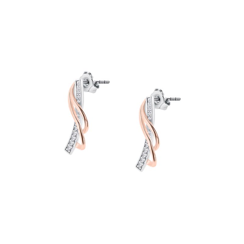 Boucles d'oreilles CLEOR pour femme en Argent 925/1000 serti de zircon - 0.003 g - taille : #null# - Z0156886