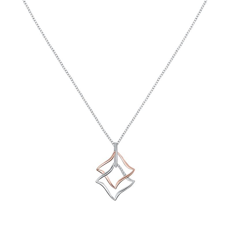 Collier CLEOR pour femme en Argent 925/1000 serti de zircon - 0.003 g - taille : 423CM - Z0153050