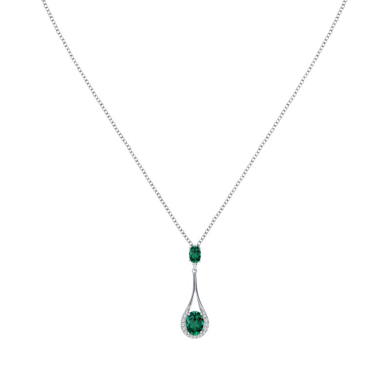 Collier CLEOR pour femme en Argent 925/1000 serti de zircon - 0.003 g - taille : 423CM - Z0154613