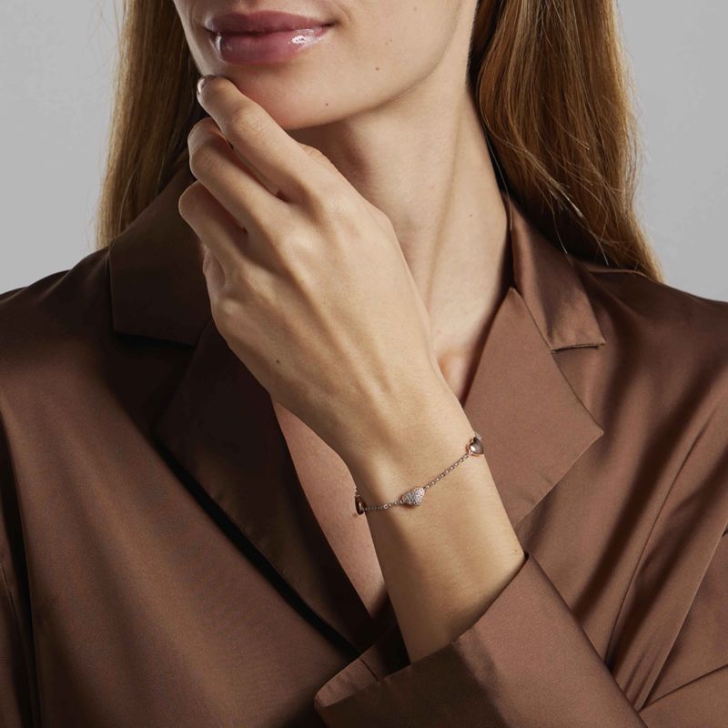 Bracelet CLEOR pour femme en Argent 925/1000 serti de zircon  - 0.005 g  - Z0159088