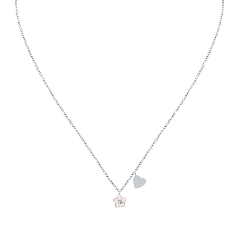 Collier CLEOR pour enfant en Argent 925/1000 serti de cristal - 0.002 g - taille : 364CM - Z0160508
