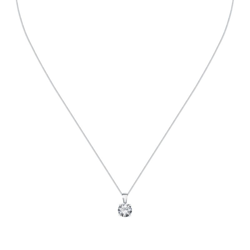 Collier CLEOR pour femme en Argent 925/1000 serti de zircon - 0.004 g - taille : 444CM - Z0041764