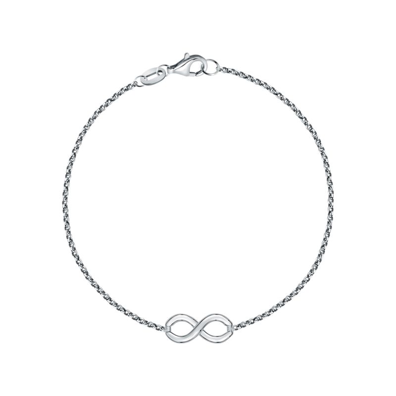 Bracelet CLEOR pour femme en Argent 925/1000 serti d'oxyde - 0.002 g - taille : 18CM - Z0021018