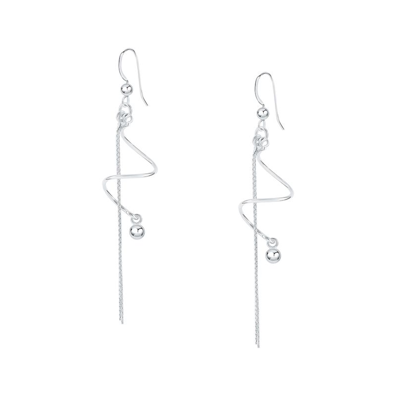 Boucles d'oreilles CLEOR pour femme en Argent 925/1000 - 0.003 g - taille : 1x7CM - Z0156685