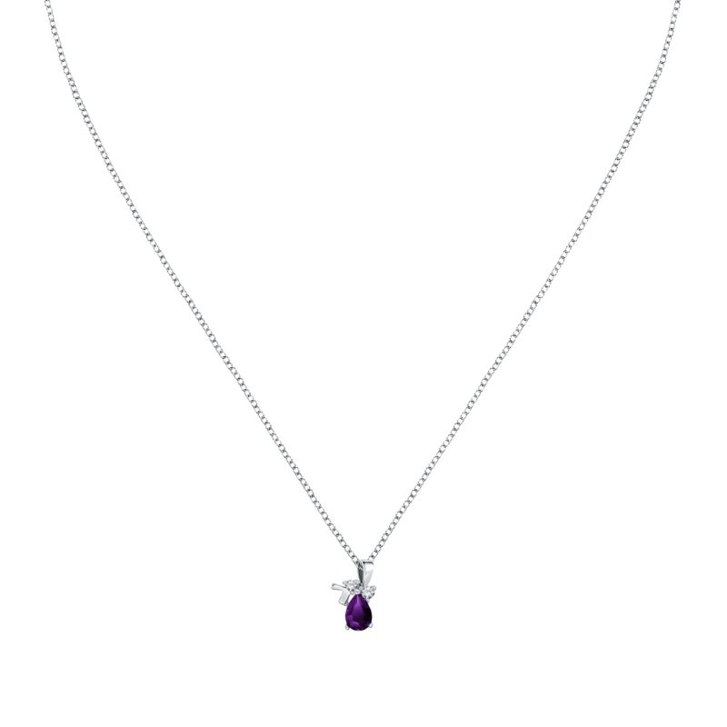 Collier CLEOR pour femme en Argent 925/1000 serti de zircon - 0.002 g - taille : 423CM - Z0042142