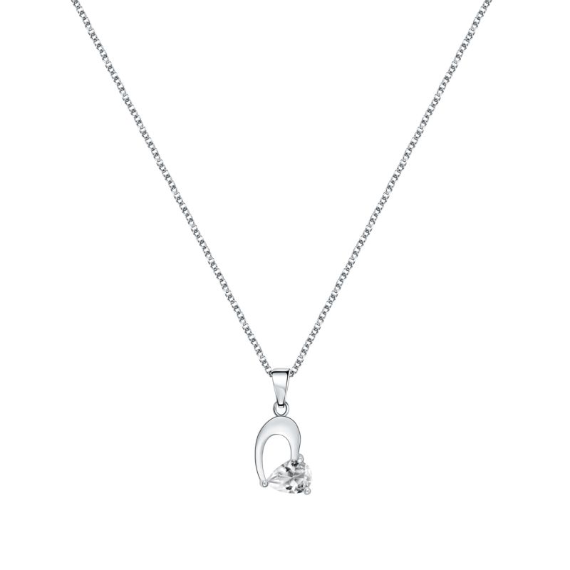 Collier CLEOR pour femme en Argent 925/1000 serti de zircon - 0.003 g - taille : 405CM - Z0153592