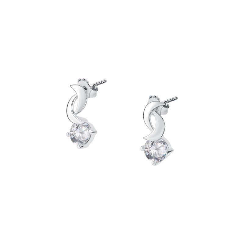 Boucles d'oreilles CLEOR pour femme en Argent 925/1000 serti de zircon - 0.002 g - taille : #null# - Z0042159