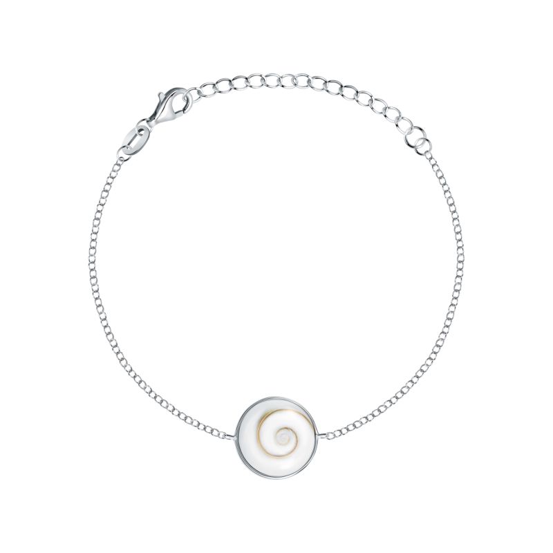 Bracelet CLEOR pour femme en Argent 925/1000 serti d'oeil de sainte lucie - 0.003 g - taille : 173CM - Z0155263