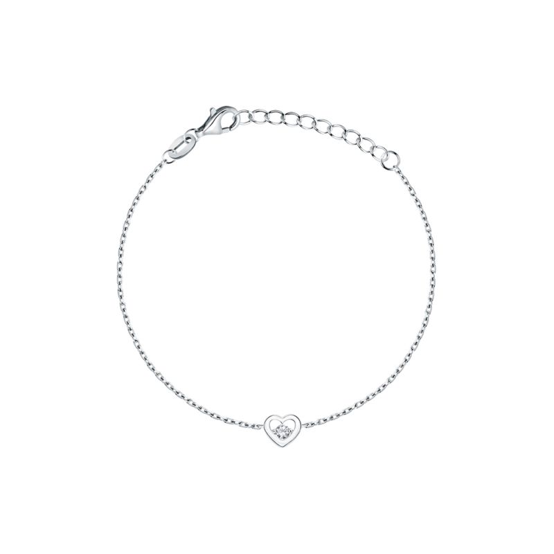 Bracelet CLEOR pour femme en Argent 925/1000 serti de zircon - 0.001 g - taille : 163CM - Z0042024