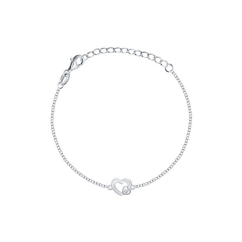 Bracelet CLEOR pour femme en Argent 925/1000 serti de zircon - 0.002 g - taille : 164CM - Z0148837