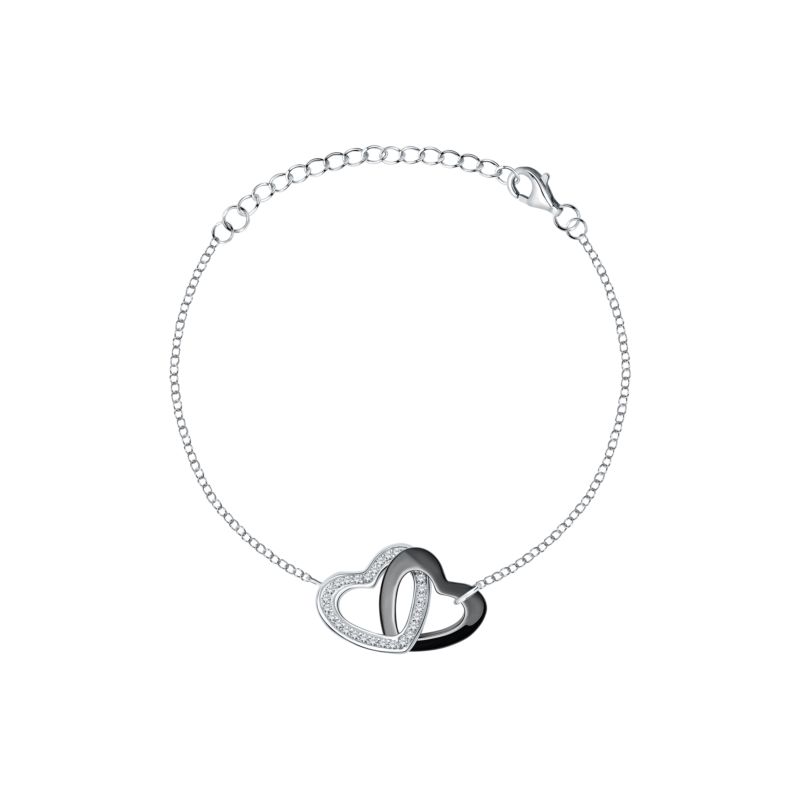 Bracelet CLEOR pour femme en Argent 925/1000 serti de zircon - 0.003 g - taille : 164CM - Z0143399