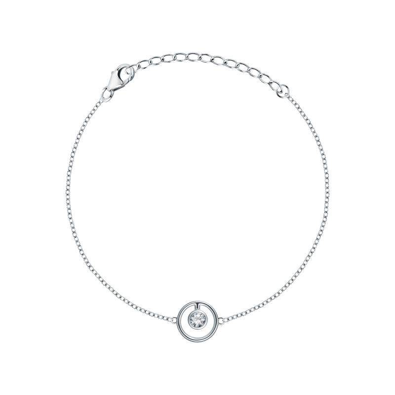 Bracelet CLEOR pour femme en Argent 925/1000 serti de zircon - 0.003 g - taille : 164CM - Z0156102
