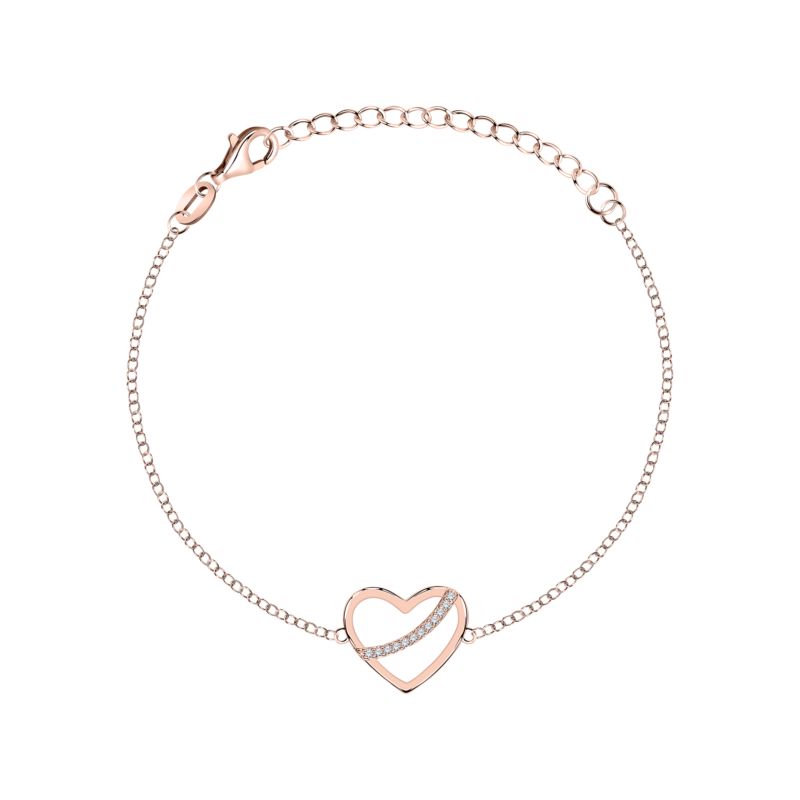 Bracelet CLEOR pour femme en Argent 925/1000 serti de zircon - 0.002 g - taille : 164CM - Z0148848