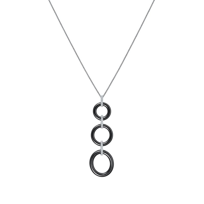 Collier CLEOR pour femme en Argent 925/1000 serti de zircon - 0.007 g - taille : 403CM - Z0023161