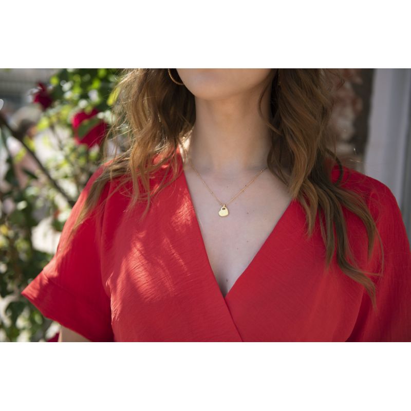 Collier CLEOR pour femme en Argent 925/1000 serti de zircon  - 0.003 g  - Z0159552