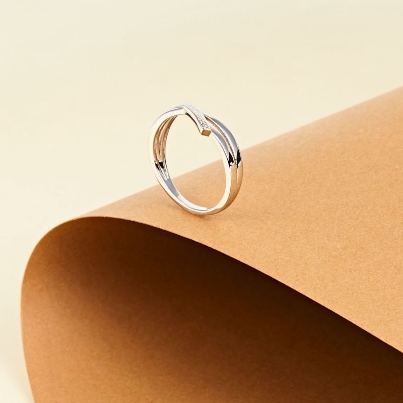 CLEOR Bague en argent 925/1000