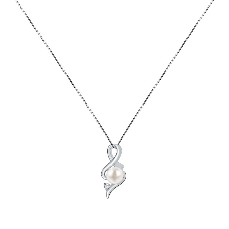 Collier CLEOR pour femme en Argent 925/1000 serti de zircon  - 0.003 g  - taille : 45CM - Z0000774