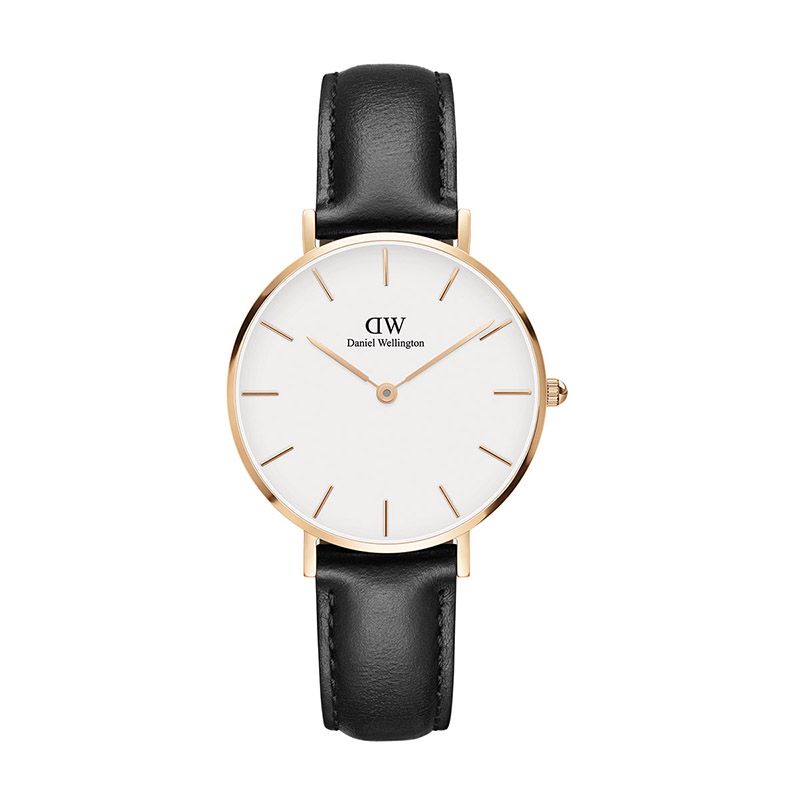 Montre DANIEL WELLINGTON pour femme en AcierCuir de forme Rond, couleur : BLANC, fonctionnalités : 3 ATM - taille : #null# - DW.DW00100174
