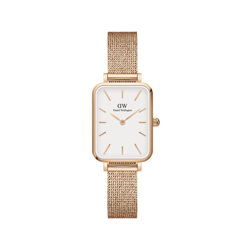 Montre DANIEL WELLINGTON pour femme en AcierAcier de forme Rectangulaire, couleur : BLANC, fonctionnalités : 3 ATM - taille : #null# - DW00100431