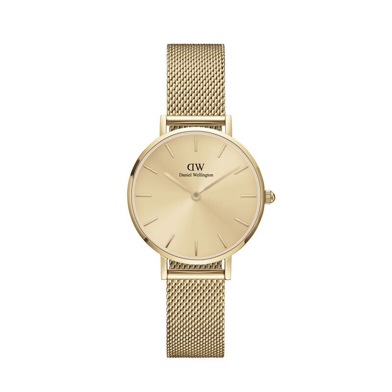 Montre DANIEL WELLINGTON pour femme en AcierAcier de forme Rond, couleur : JAUNE, BRILLANT, fonctionnalités : 3 ATM - taille : #null# - DW.DW00100473