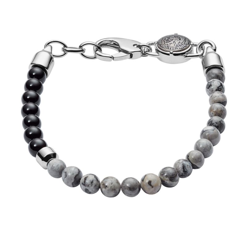 Bracelet DIESEL pour homme en Acier serti d'agate - taille : #null# - DX1061040