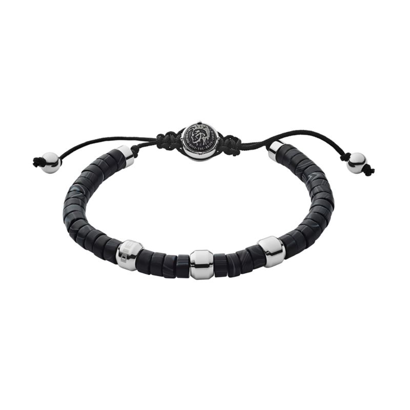 Bracelet DIESEL pour homme en Acier serti d'agate - taille : #null# - DX1121040