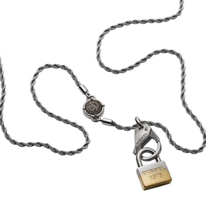Collier DIESEL pour homme en Acier - taille : #null# - DX1203040