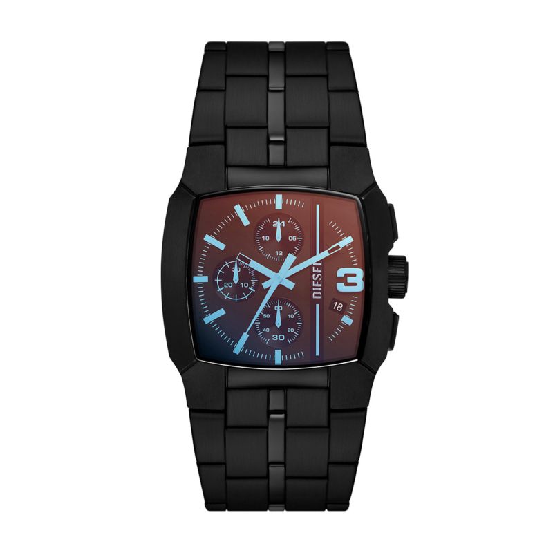 Montre DIESEL pour homme en AcierAcier Inoxydable de forme Carré, couleur : NOIR, fonctionnalités : 5 ATM - taille : #null# - DZ4640